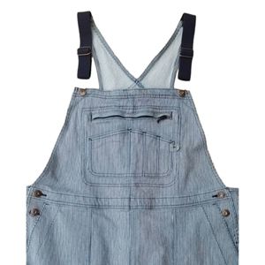 Duluth Trading Company Women's Liberty Stripe overalls Size XL